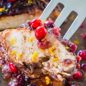 Cranberry Orange Turkey Breast is such a great, easy and delicious alternative to cooking a whole turkey.
