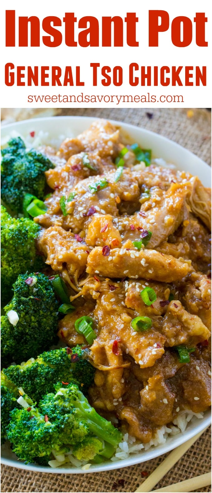 Instant Pot General Tso Chicken Recipe