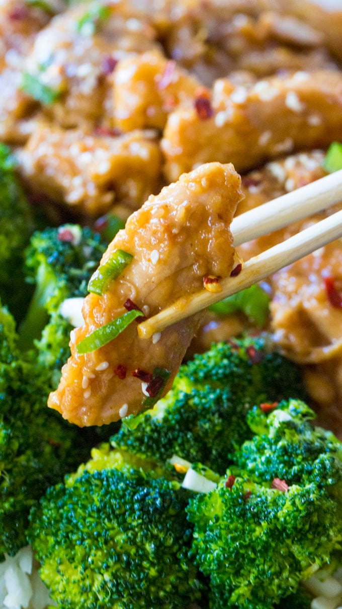 Pressure Cooker General Tso Chicken