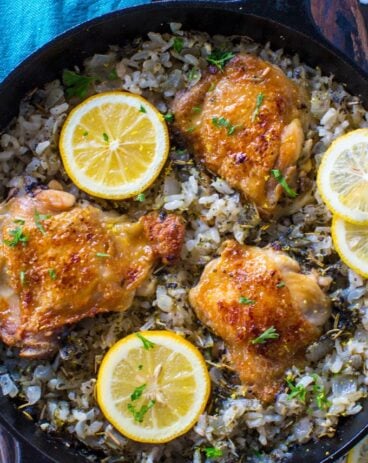 One Pan Italian Chicken and Rice