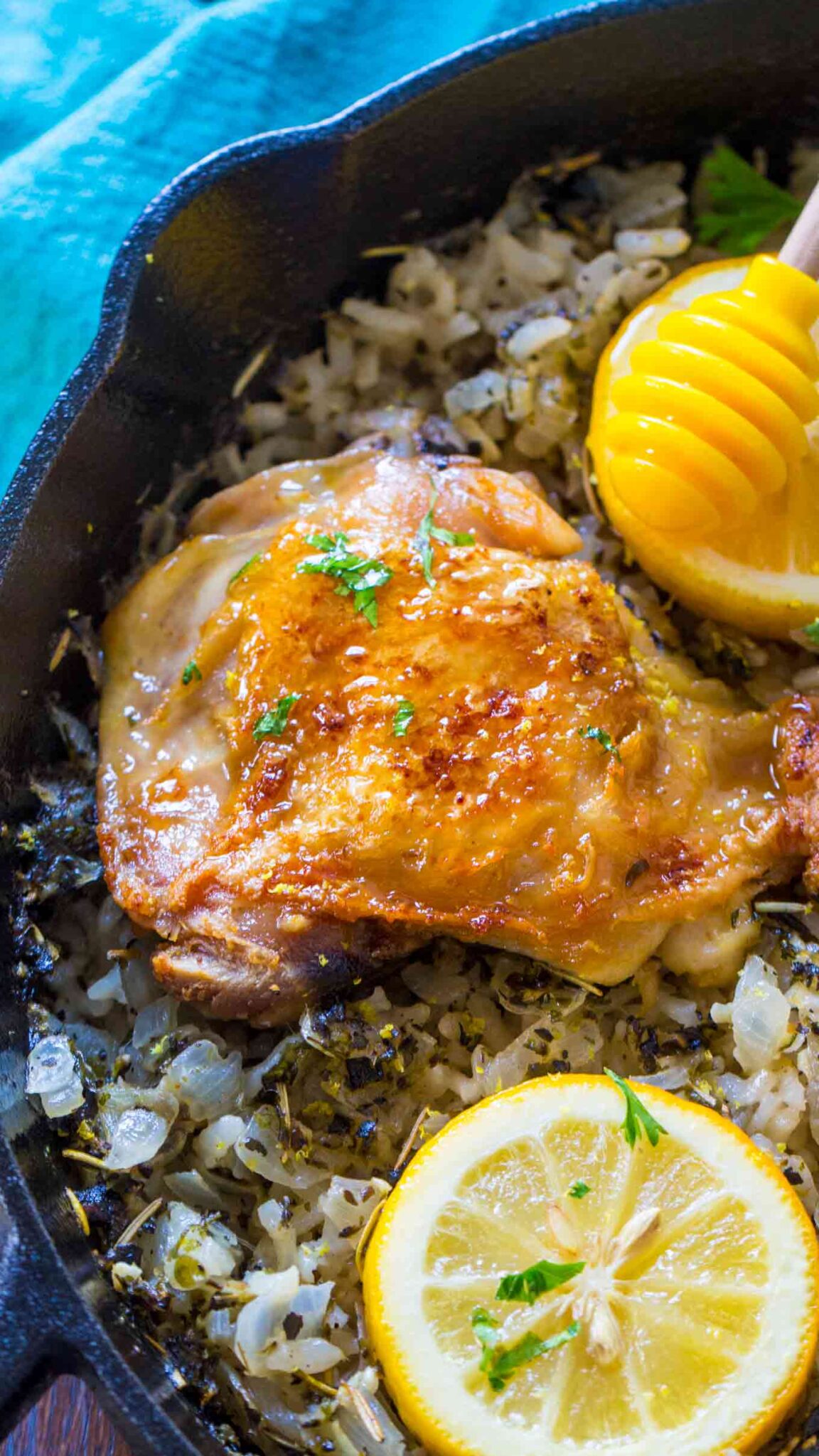 One Pan Italian Chicken and Rice - Sweet and Savory Meals