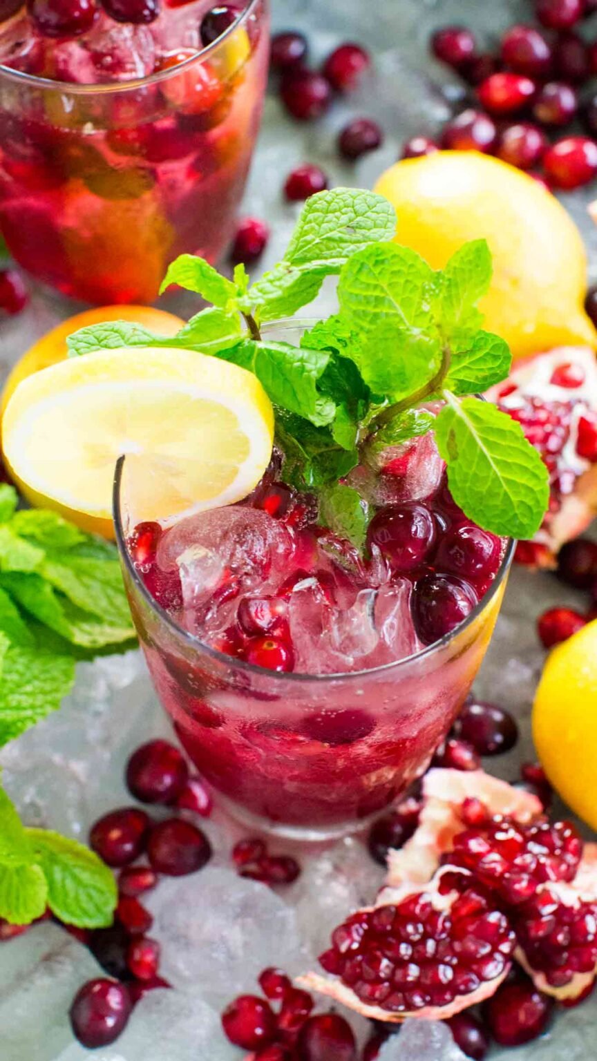 Cranberry Mocktail - Sweet and Savory Meals