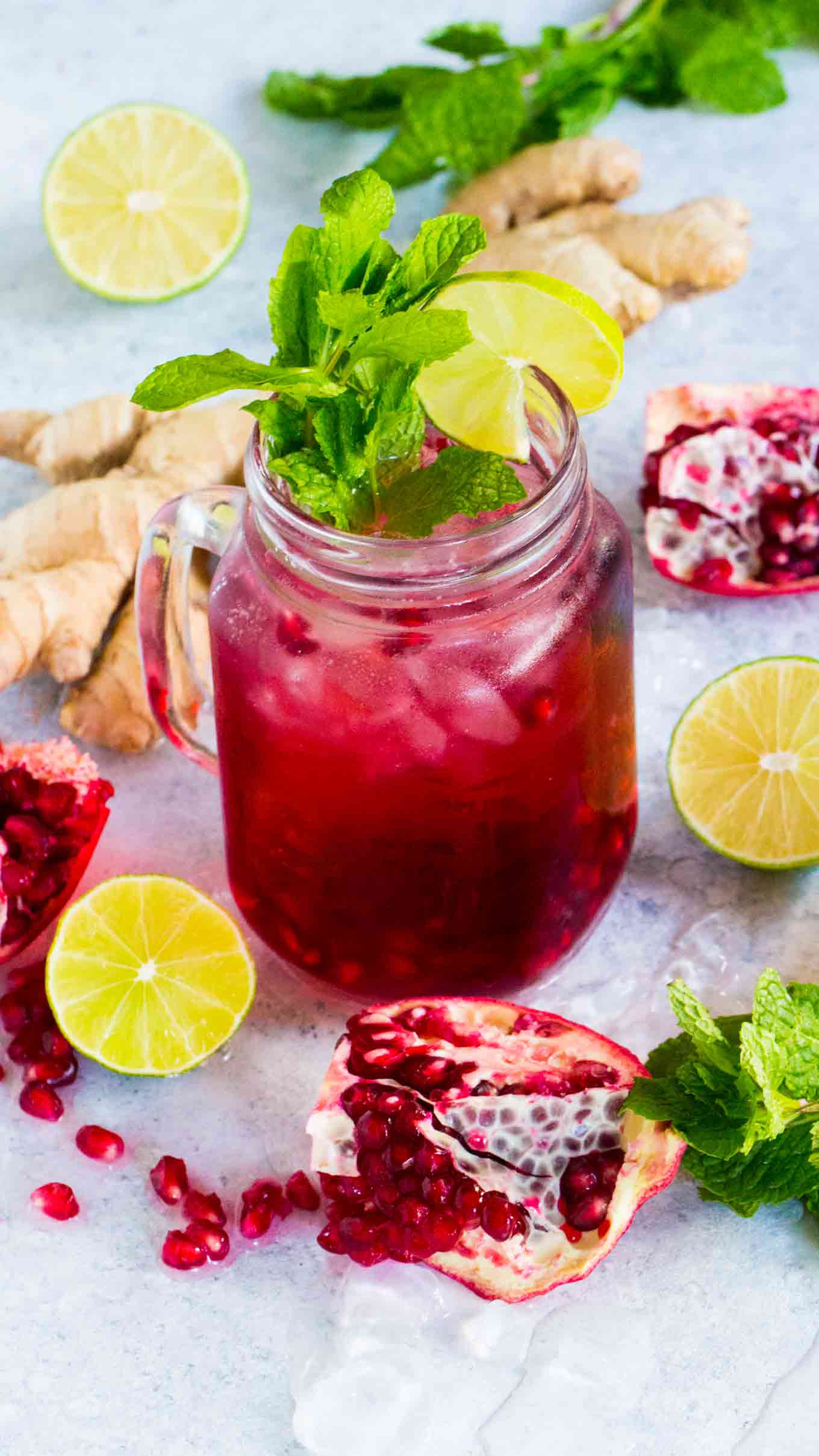 Ginger Pomegranate Cocktail