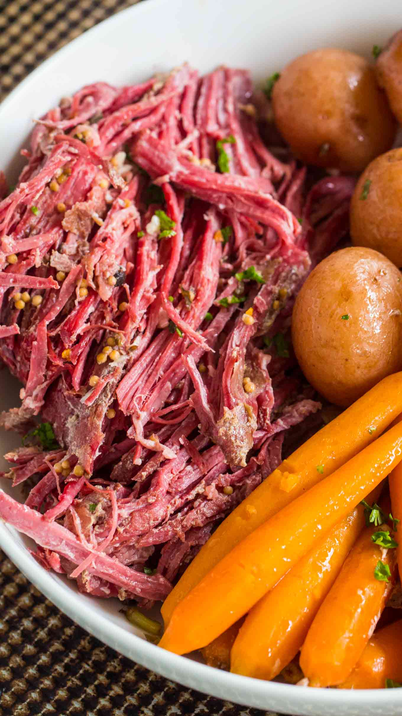 Slow Cooker Corned Beef - Sweet and Savory Meals