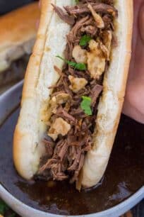 Slow Cooker French Dip Sandwiches