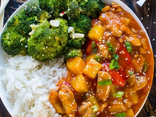 Instant pot sweet and online sour chicken with pineapple