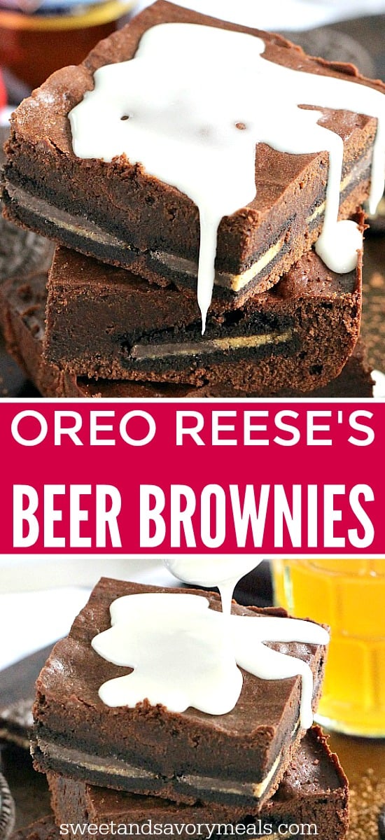 Reese's Oreo Chocolate Beer Bars