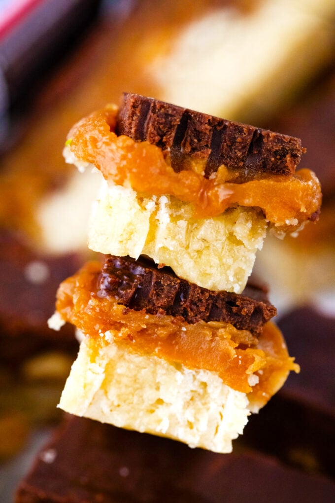 Very creamy Snickers cookie bars.