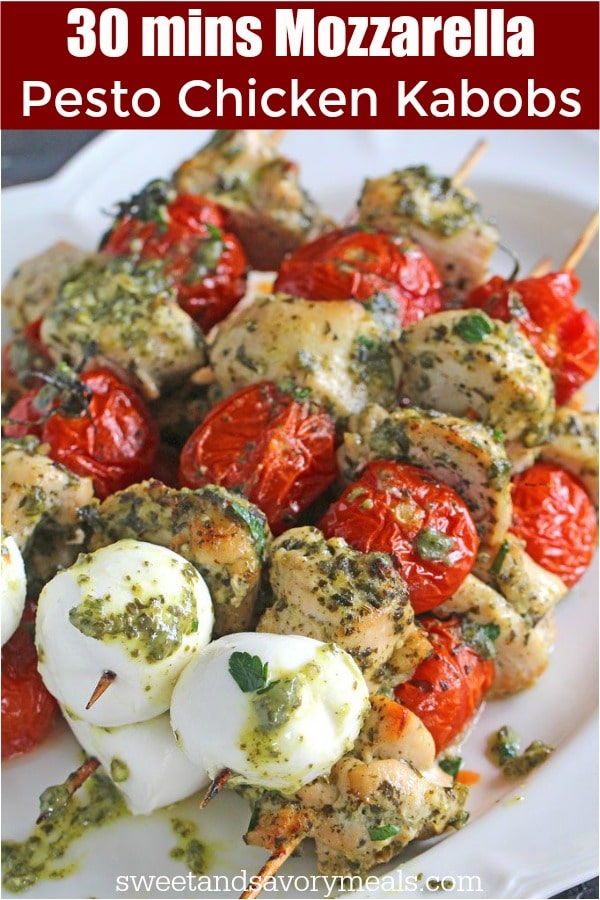 Pesto Chicken Kabobs Recipe