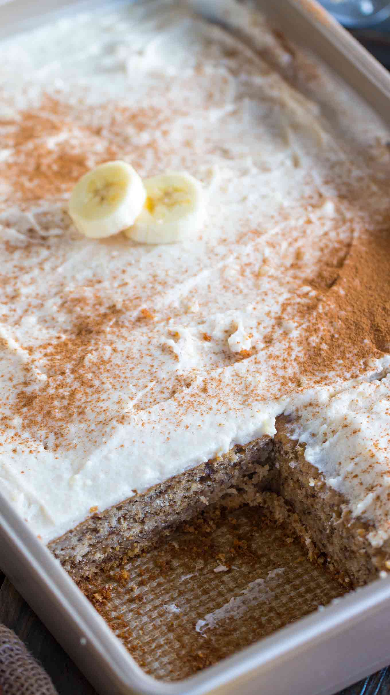 Banana Nut Cake with Cream Cheese Frosting