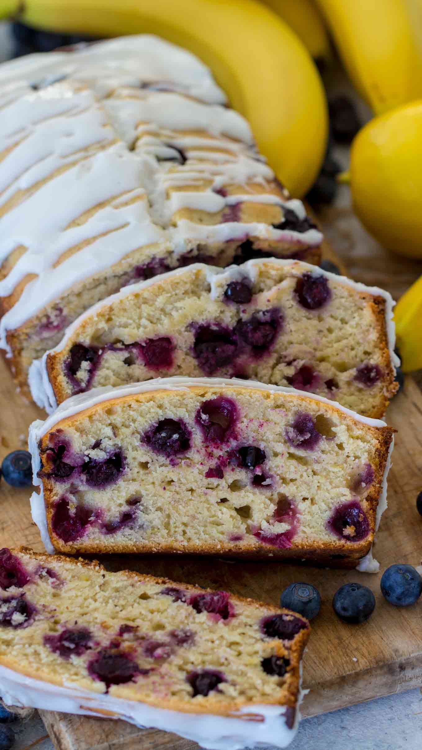 Best Ripe Banana Recipes - Blueberry Banana Bread