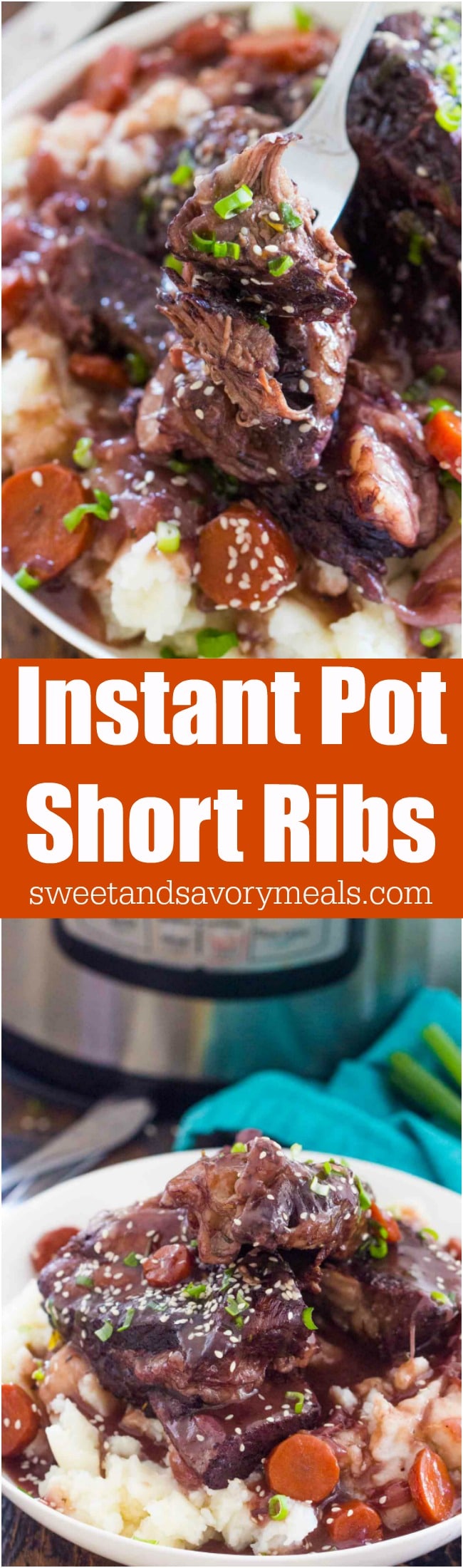 The Ultimate Instant Pot Short Ribs [VIDEO] - Sweet and Savory Meals