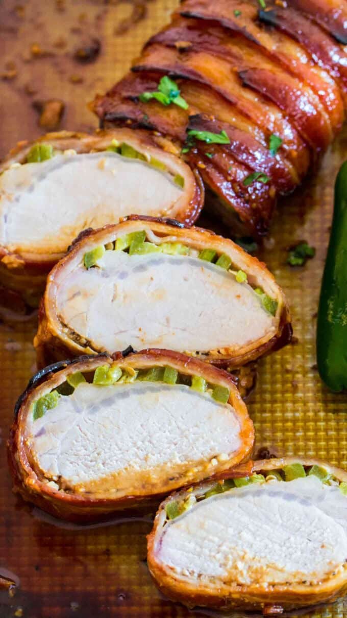 Bacon Wrapped Pork Tenderloin  Sweet and Savory Meals