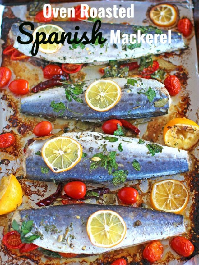 Oven Roasted Spanish Mackerel Recipe S&SM