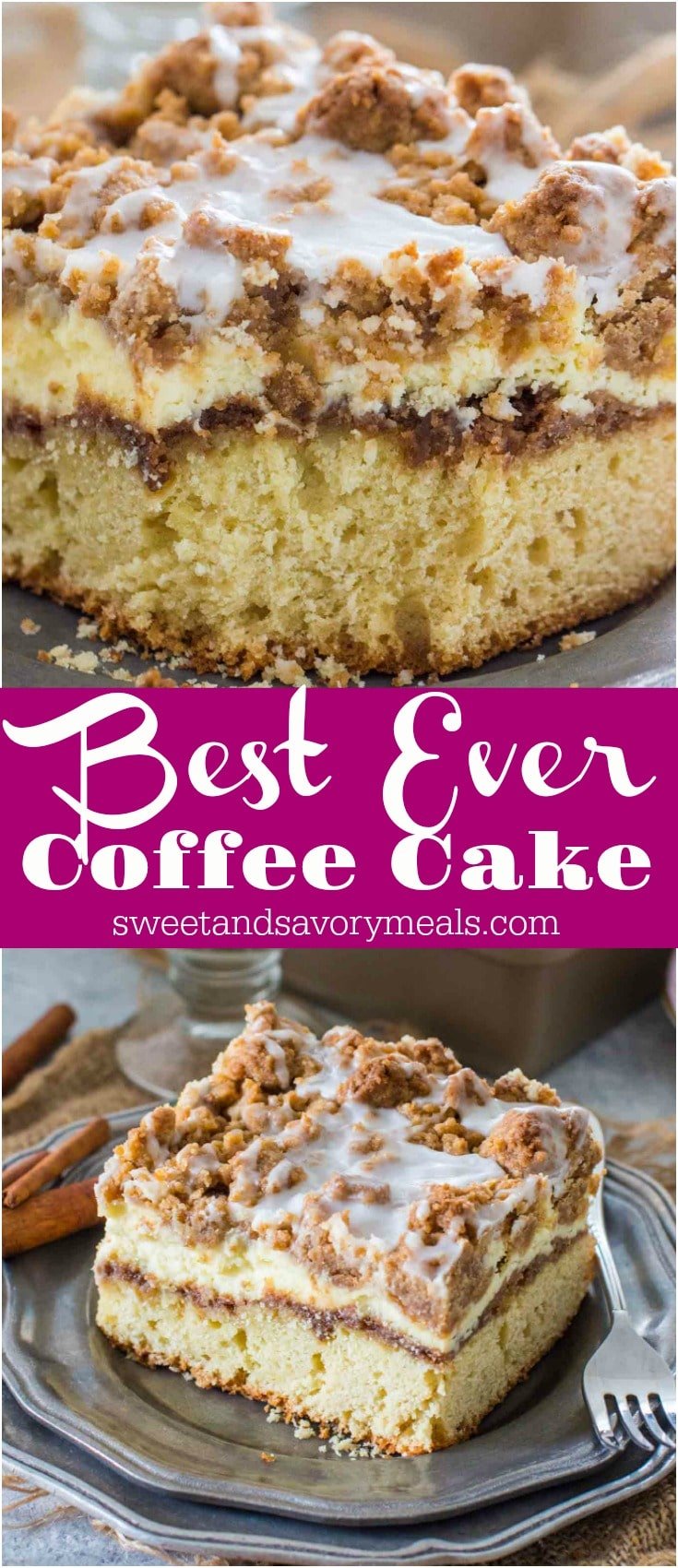 Best Ever Coffee Cake Recipe VIDEO - Sweet and Savory Meals