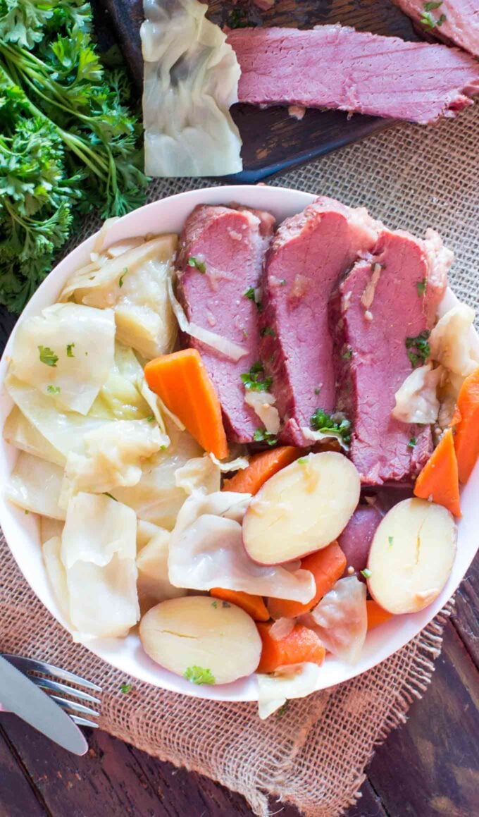 Instant pot corned discount beef no cabbage