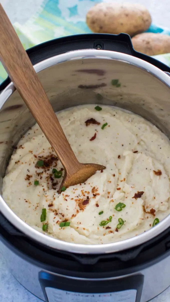 Easy Instant Pot mashed potatoes recipe