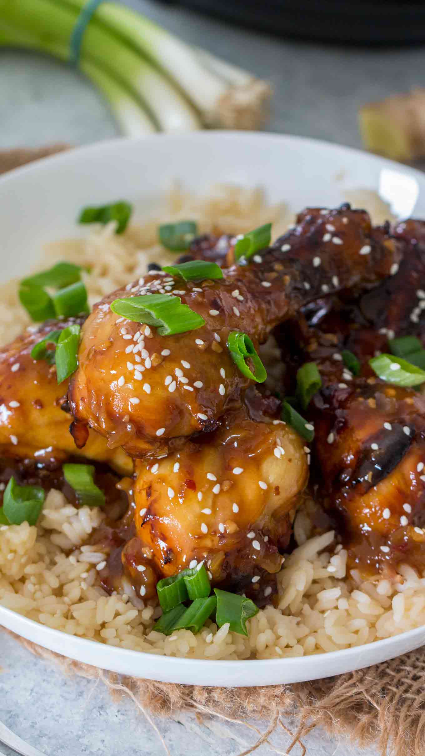 Instant Pot Mongolian Drumsticks [VIDEO] - Sweet and Savory Meals