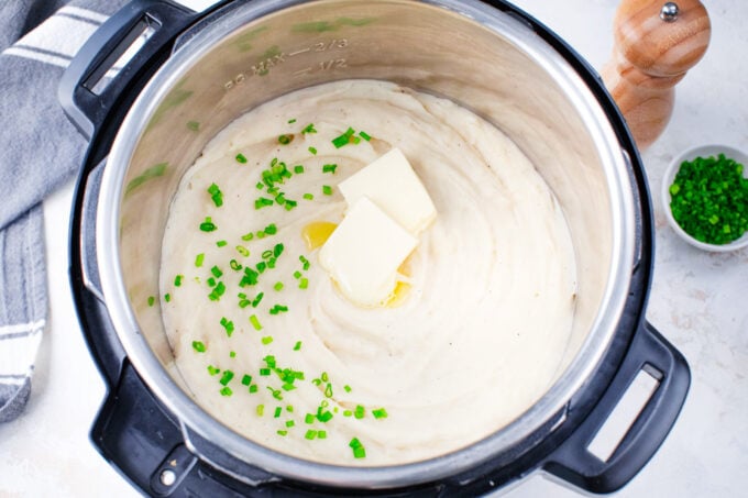 Instant Pot mashed potatoes.