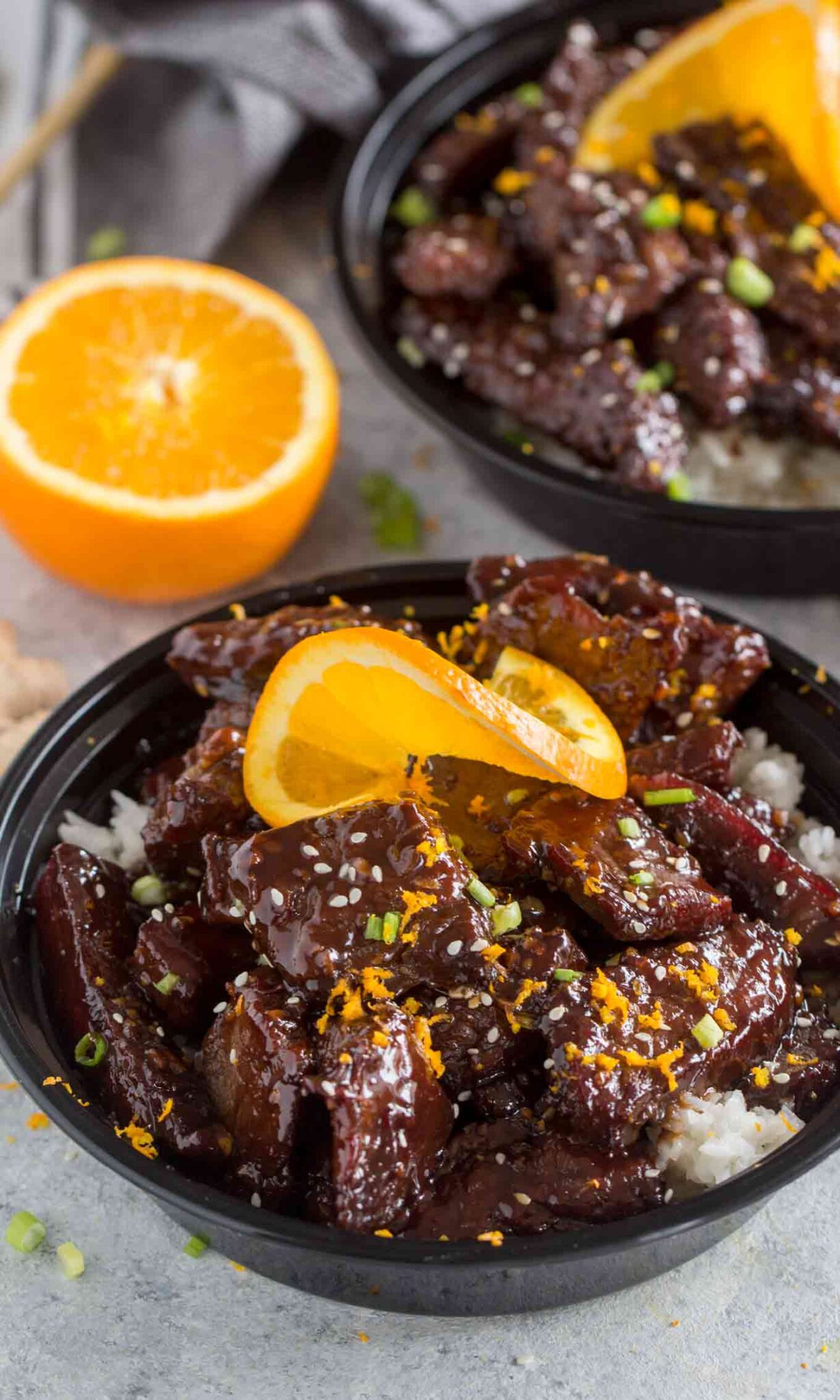 Sticky Orange Beef One Pan Sweet and Savory Meals