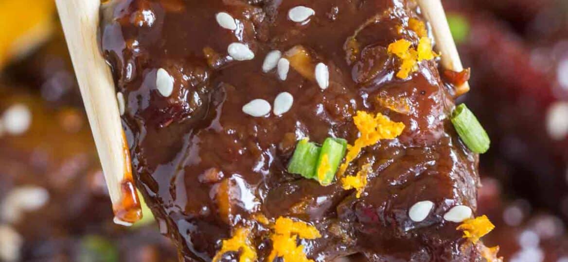 Sticky Orange Beef