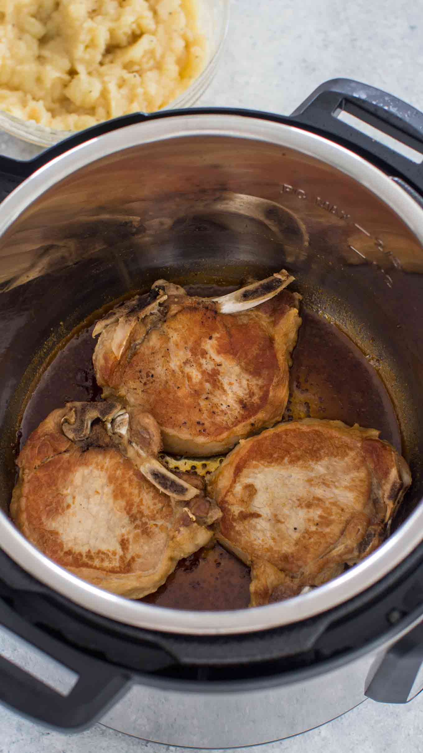 cook time for pork chops in instant pot