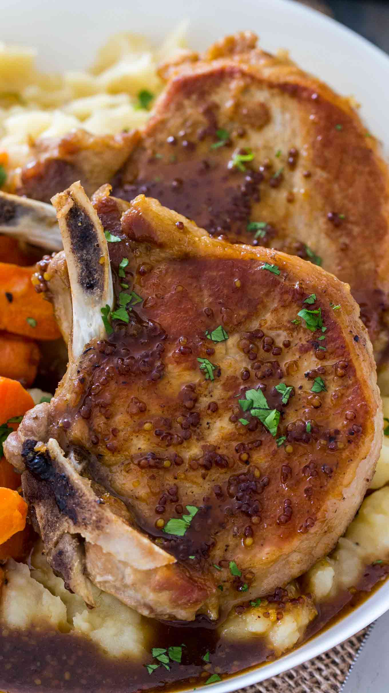 Instant Pot Apple Cider Pork Chops - Sweet and Savory Meals