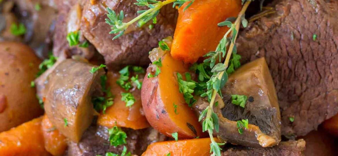 Instant Pot Beef Bourguignon Recipe