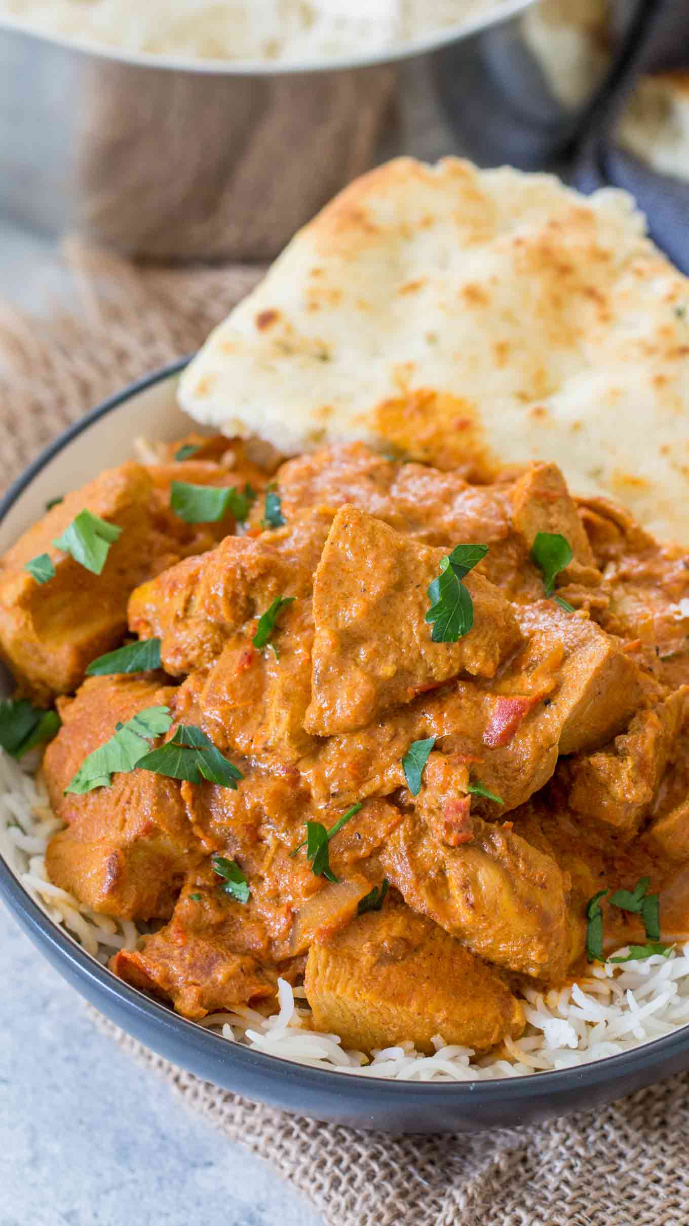 Instant Pot Chicken Tikka Masala VIDEO - Sweet and ...