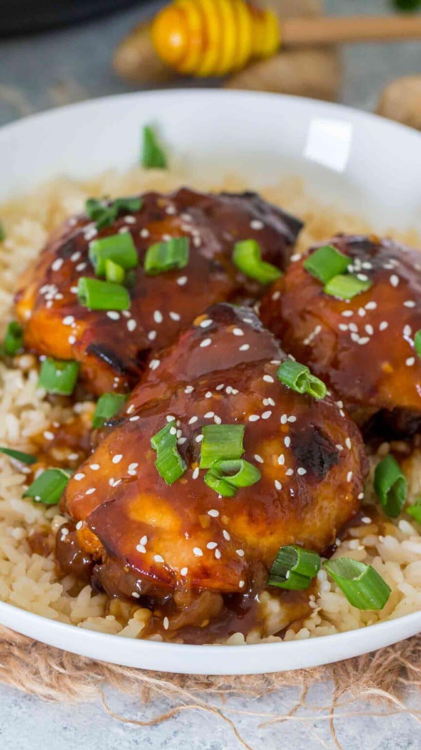 Instant Pot Honey Garlic Chicken Thighs [video] - Sweet and Savory Meals