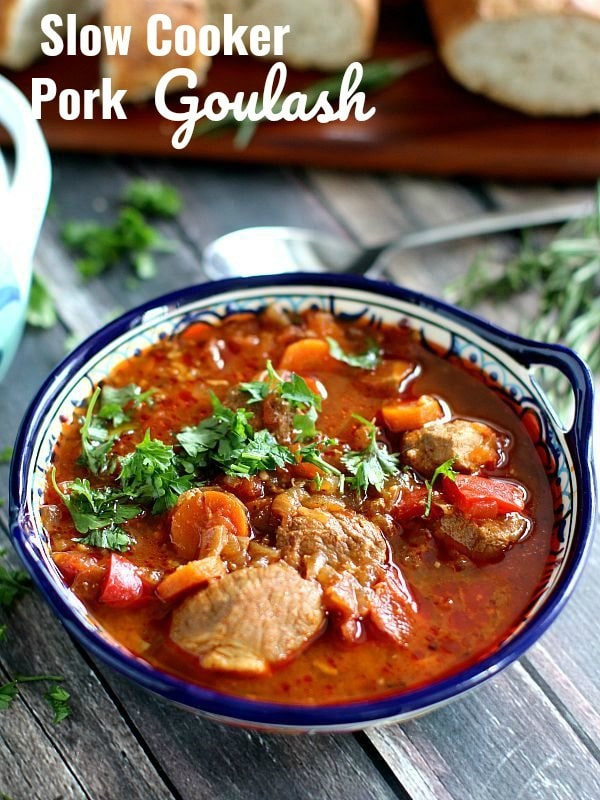 Slow Cooker Pork Goulash