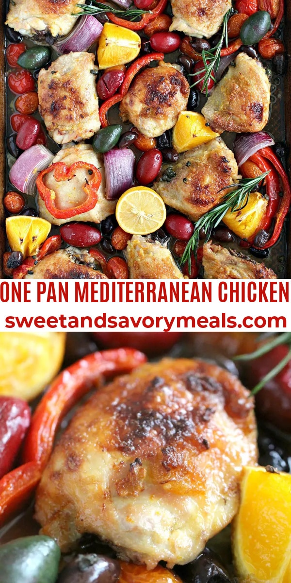 easy mediterranean chicken pin