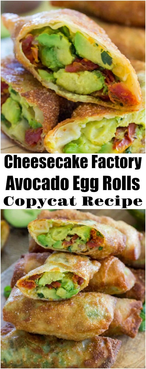 Cheesecake Factory Avocado Egg Rolls Copycat Video Sweet And