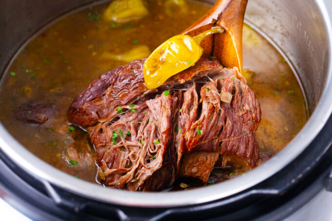 Instant pot Mississippi pot roast/