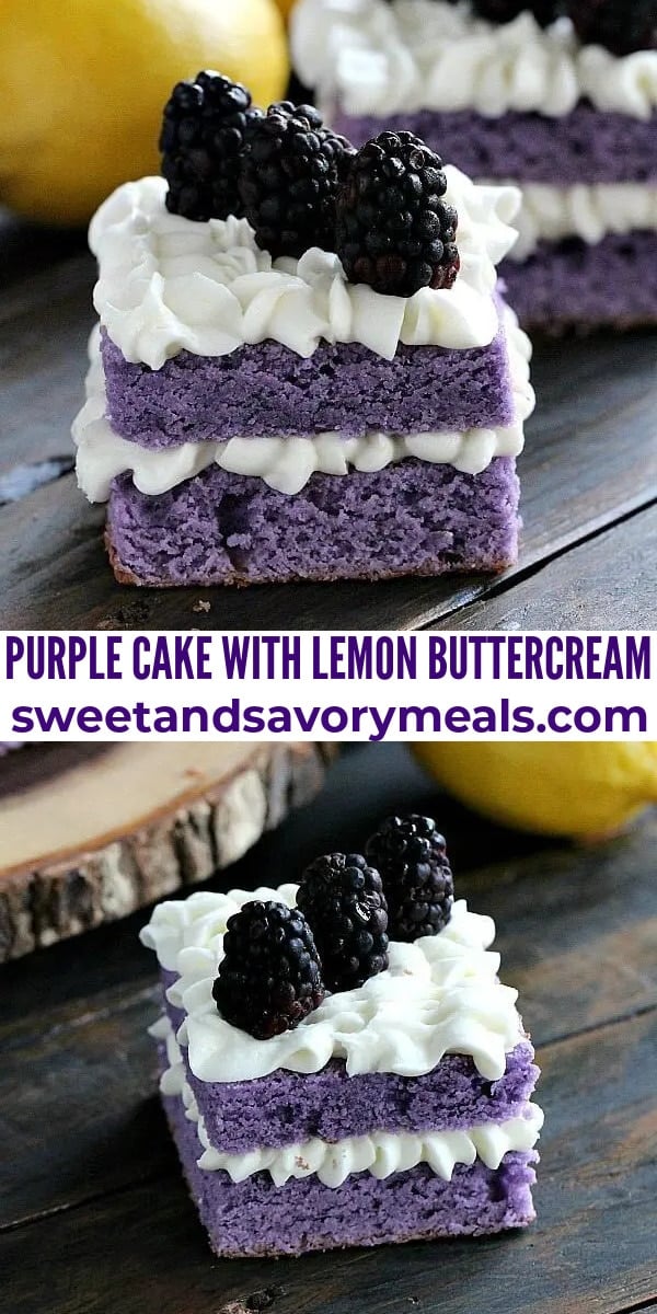 easy purple cake pin