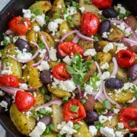 Oven Baked Greek Potatoes