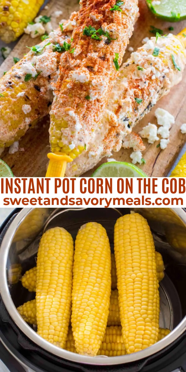 easy instant pot corn on the cob pin