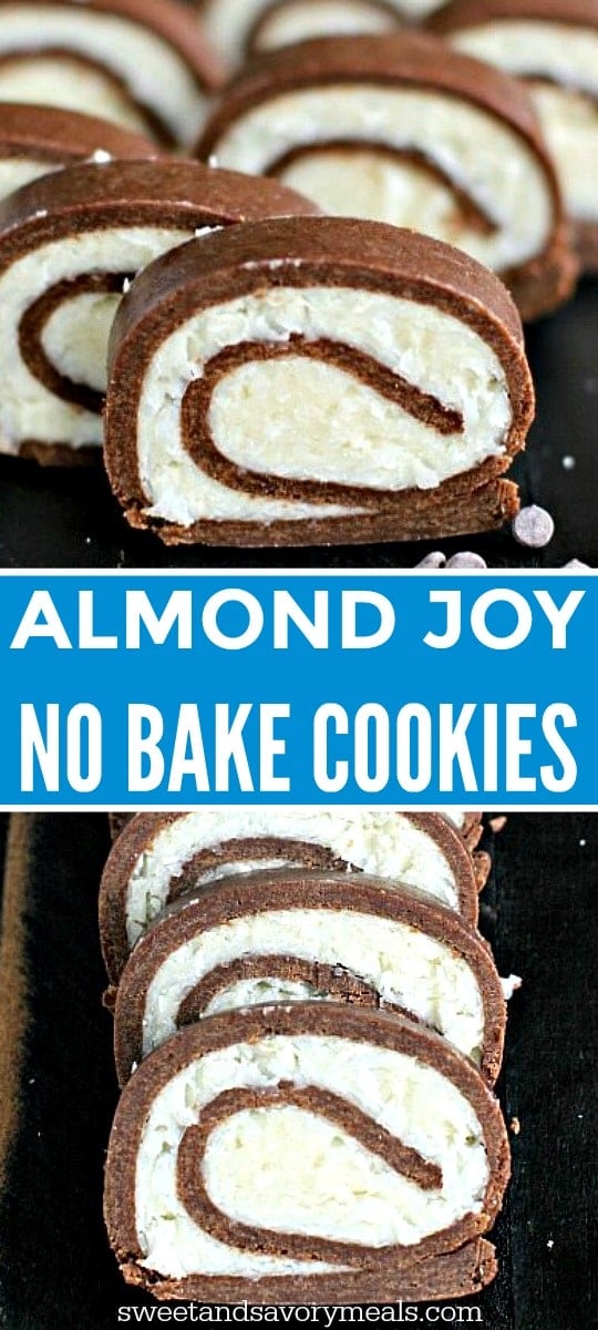 No Bake Almond Joy Roll