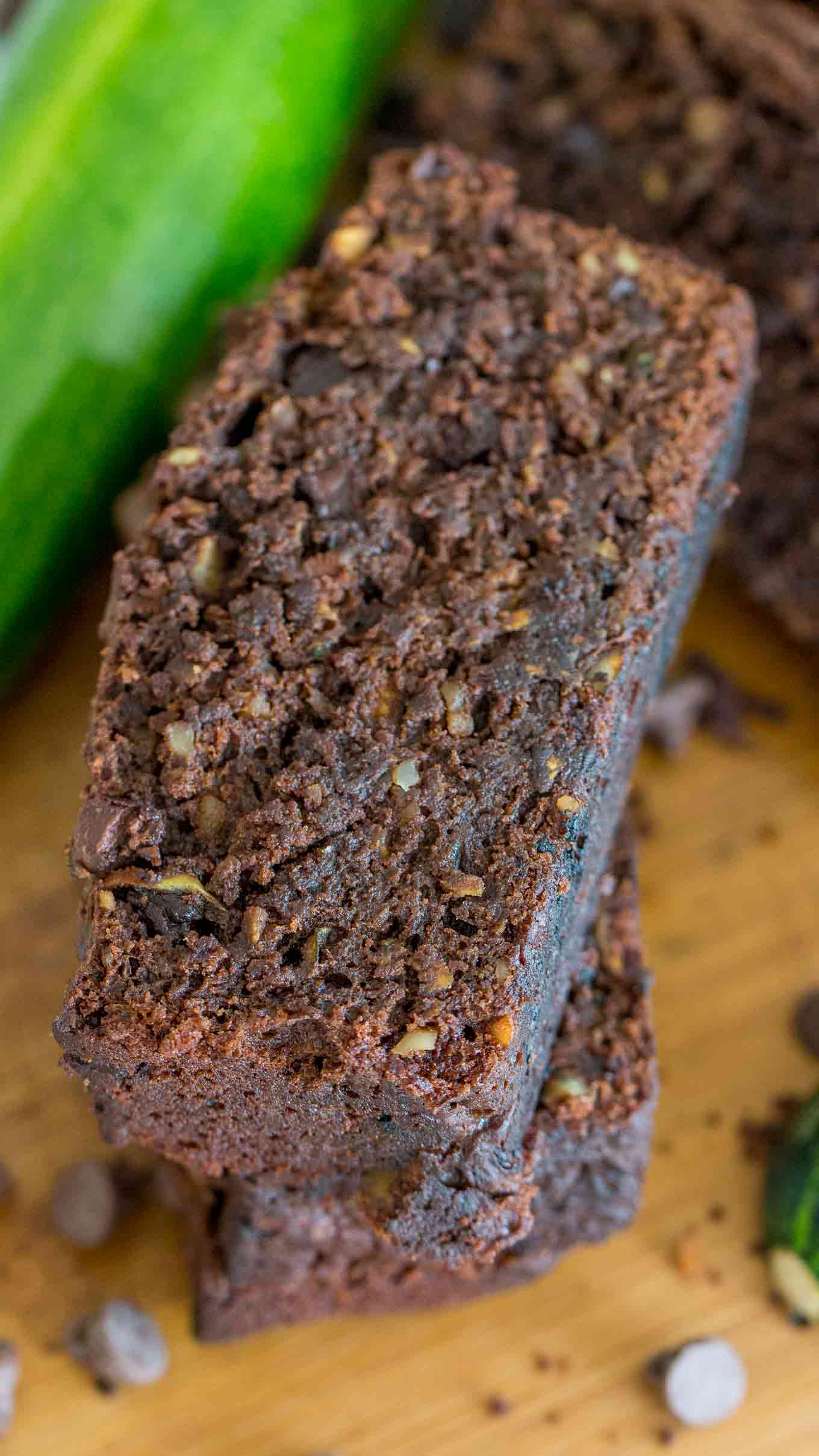 Fudgy Chocolate Zucchini Bread [VIDEO] - Sweet and Savory Meals