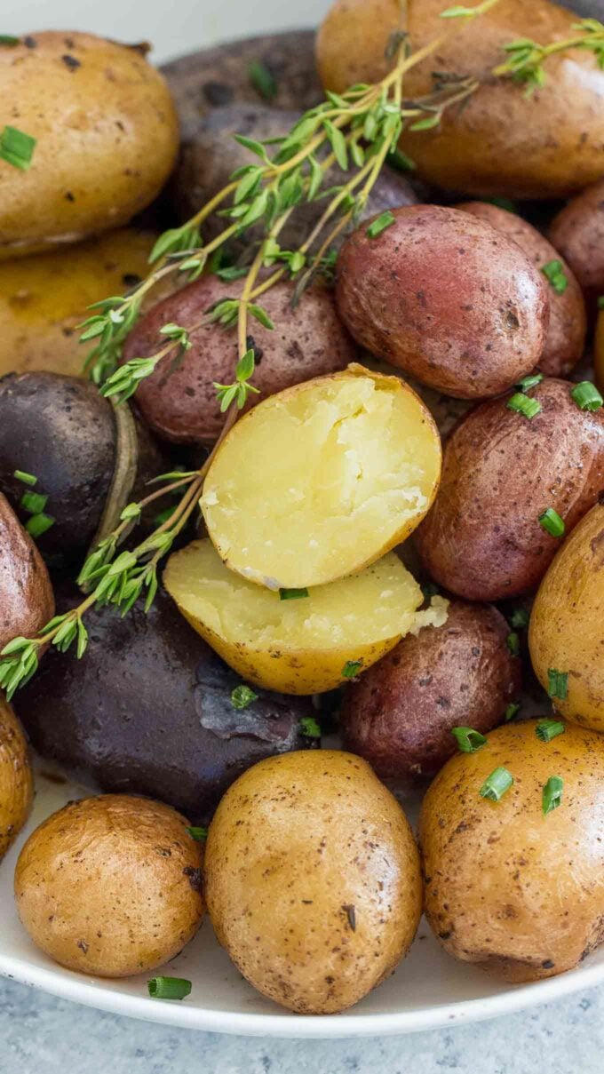 Instant Pot Roasted Potatoes [VIDEO] Sweet and Savory Meals