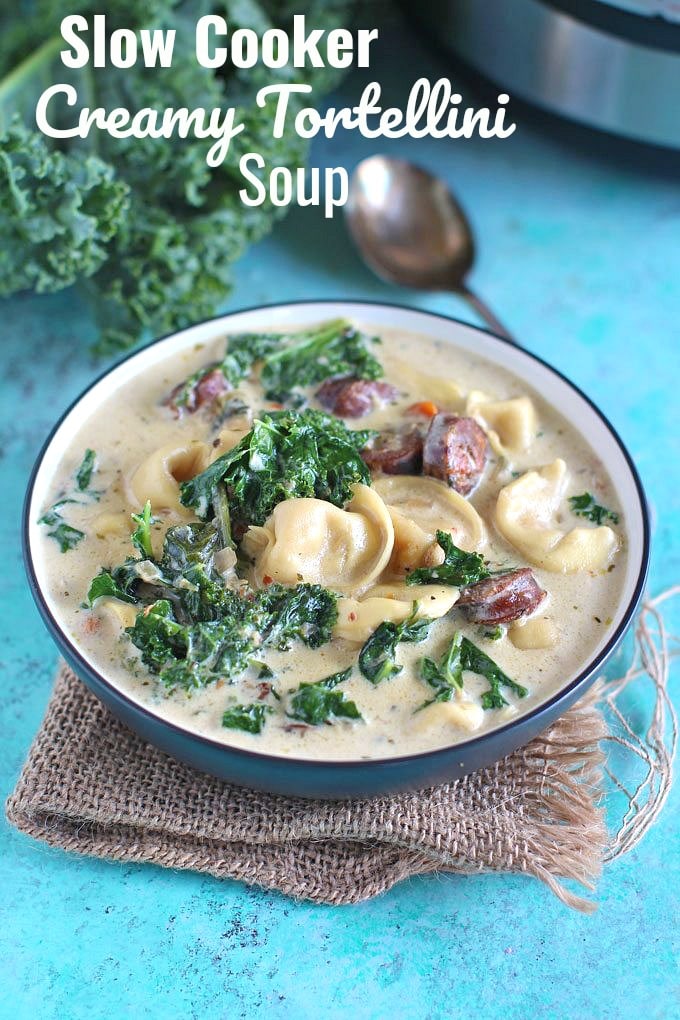 Slow Cooker Tortellini Soup Recipe