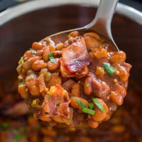 Pressure Cooker Instant Pot Baked Beans