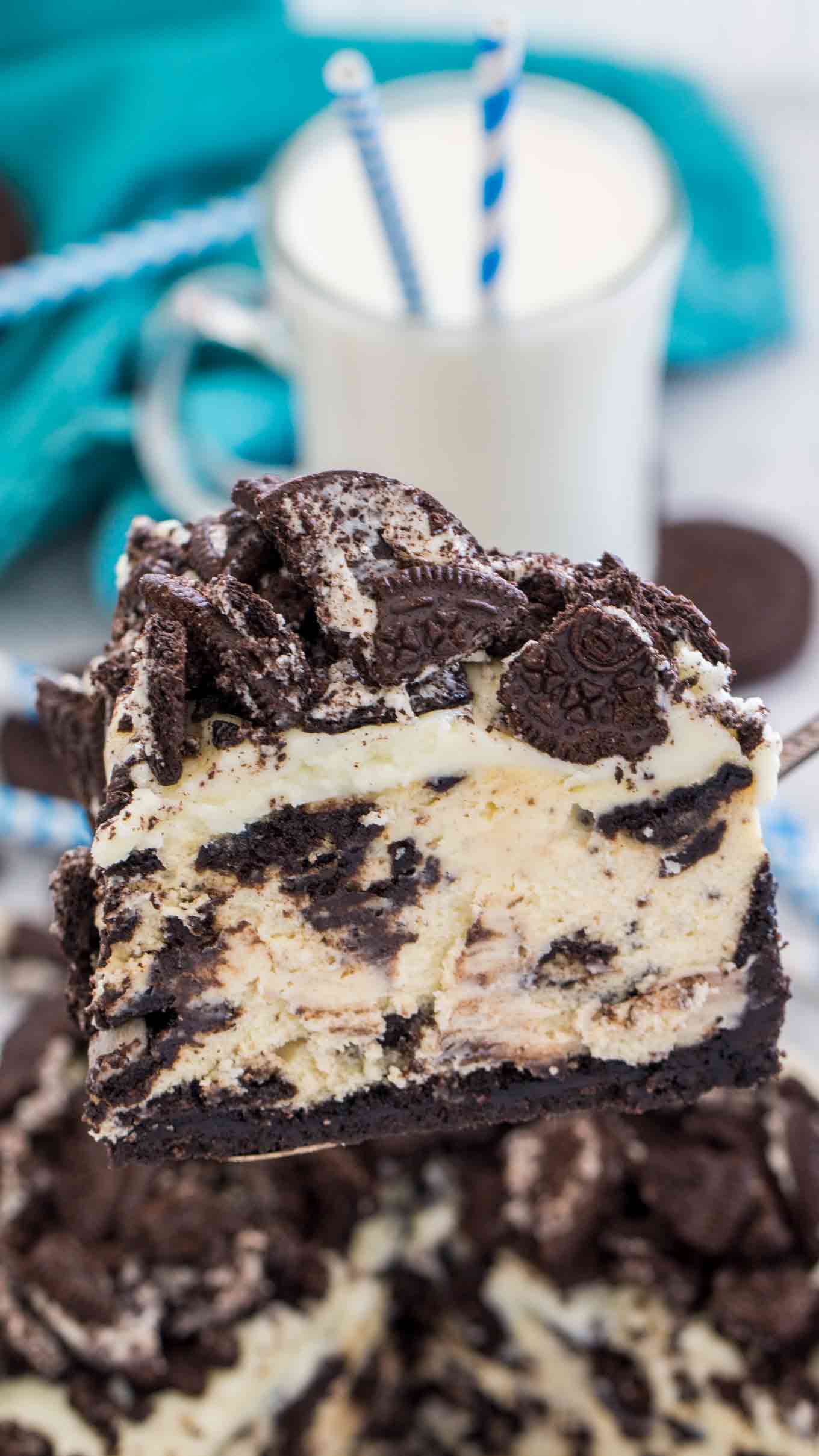 Instant Pot Oreo Cheesecake [VIDEO] - Sweet and Savory Meals