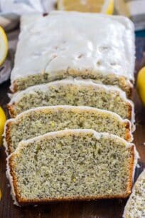 Quick and easy Lemon Poppy Seed Bread is packed with citrusy freshness from using lots of lemon zest and juice, with crunchy poppy seeds and lemon glaze.