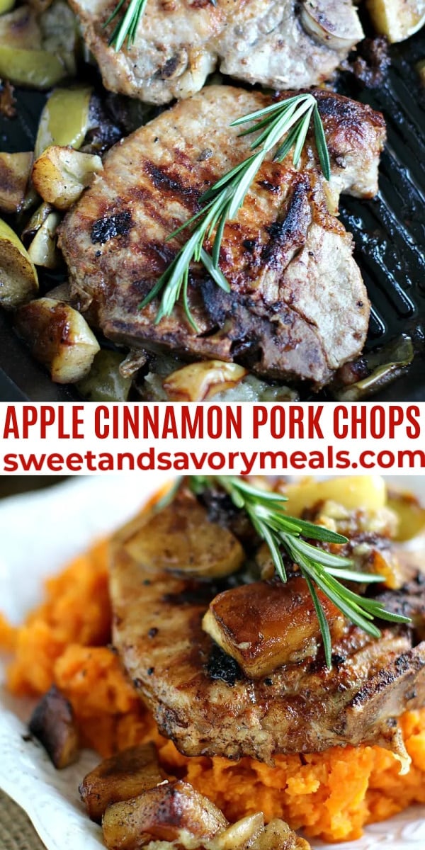 easy apple cinnamon pork chops pin