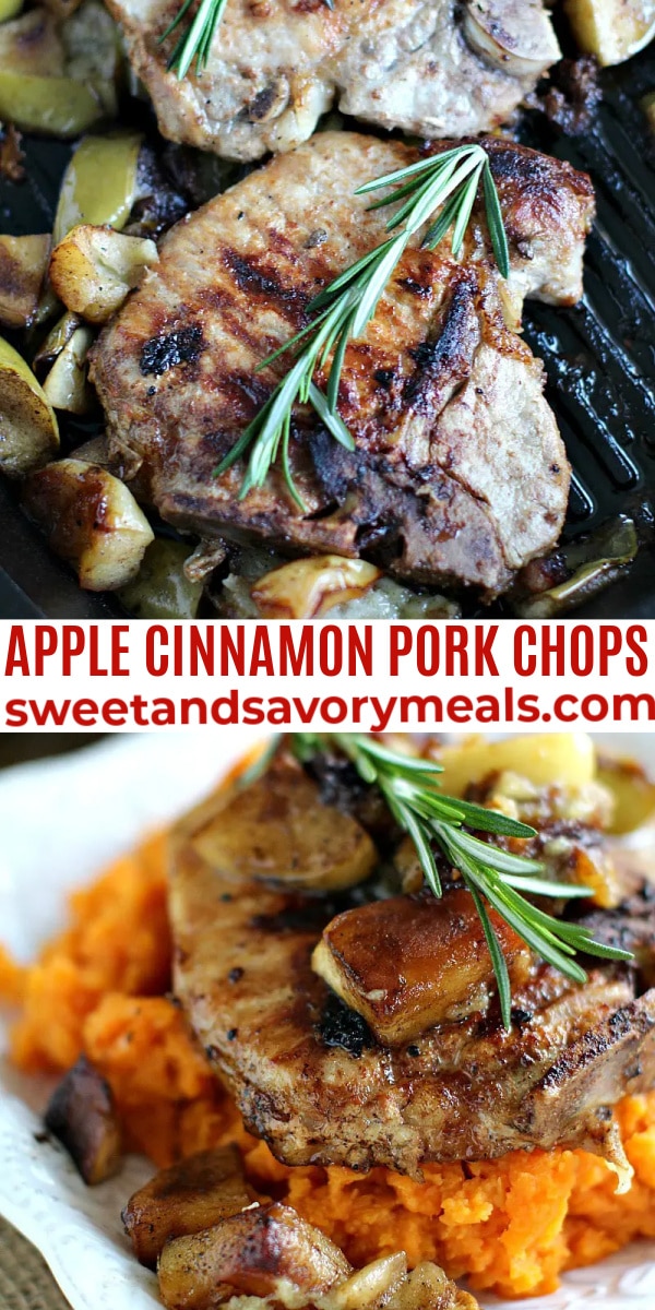 easy apple cinnamon pork chops pin