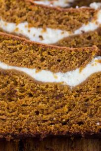 Easy Pumpkin Bread with Cream Cheese Filling