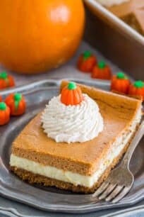 Easy Pumpkin Cheesecake Bars