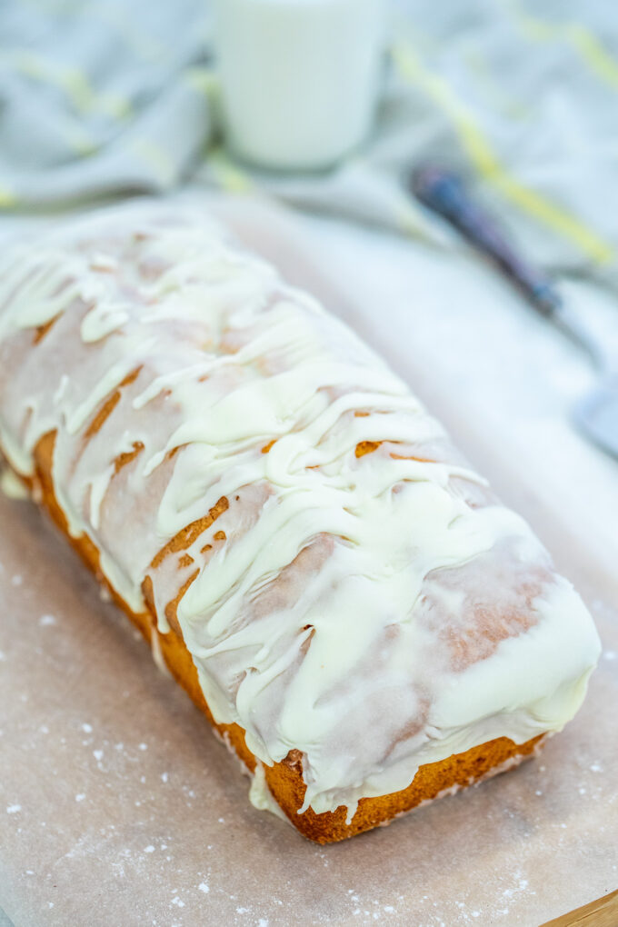 Freshly Baked Homemade Pumpkin Pound Cake