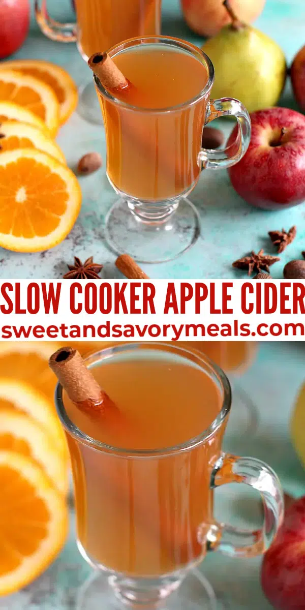 easy slow cooker apple cider pin